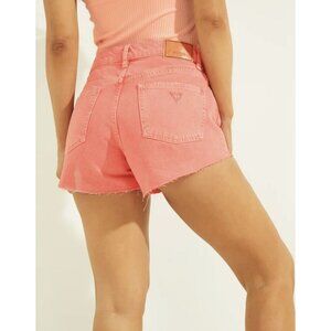 Guess Women’s Manila High Rise Short In Coral Size 30